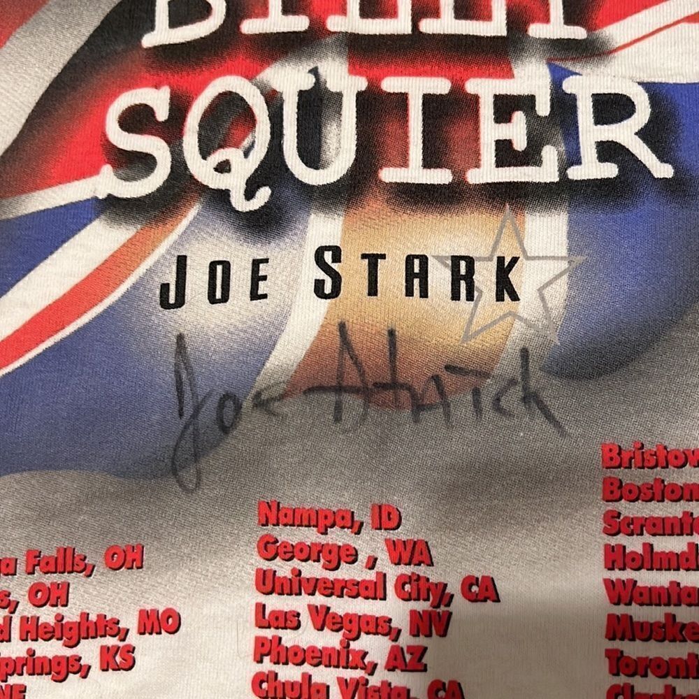 NWOT 2002 szXL Styx Bad Co Billy Squire Joe Stark autographed by Joe Stark - Picture 8 of 12